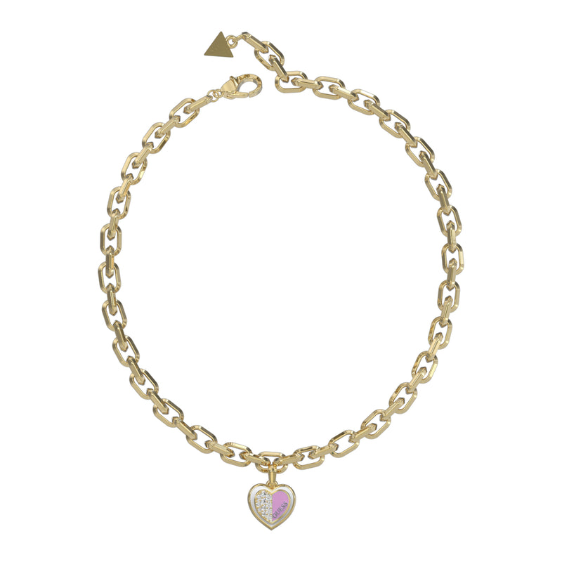 Guess LoveLy Guess Gold-coloured Necklace JUBN03033JWYGLCT-U-zoom-