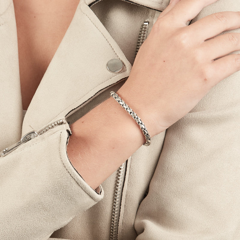 Buddha to Buddha George Junior Silver Bracelet J809 (16.00 cm)-zoom-
