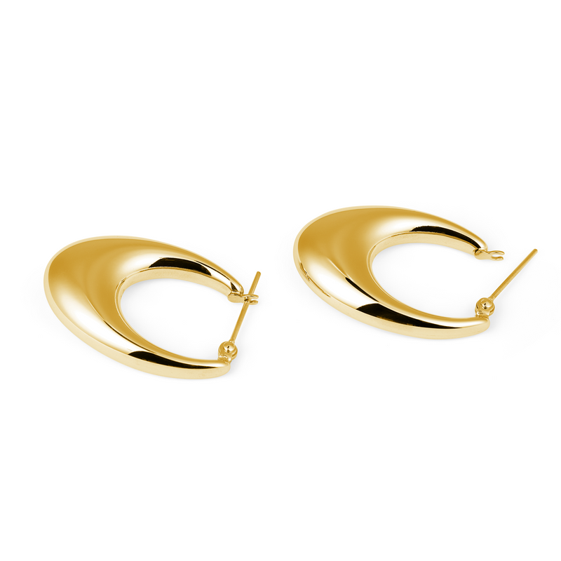 Mockberg Kenza Gold Plated Hoops MB1725-zoom-