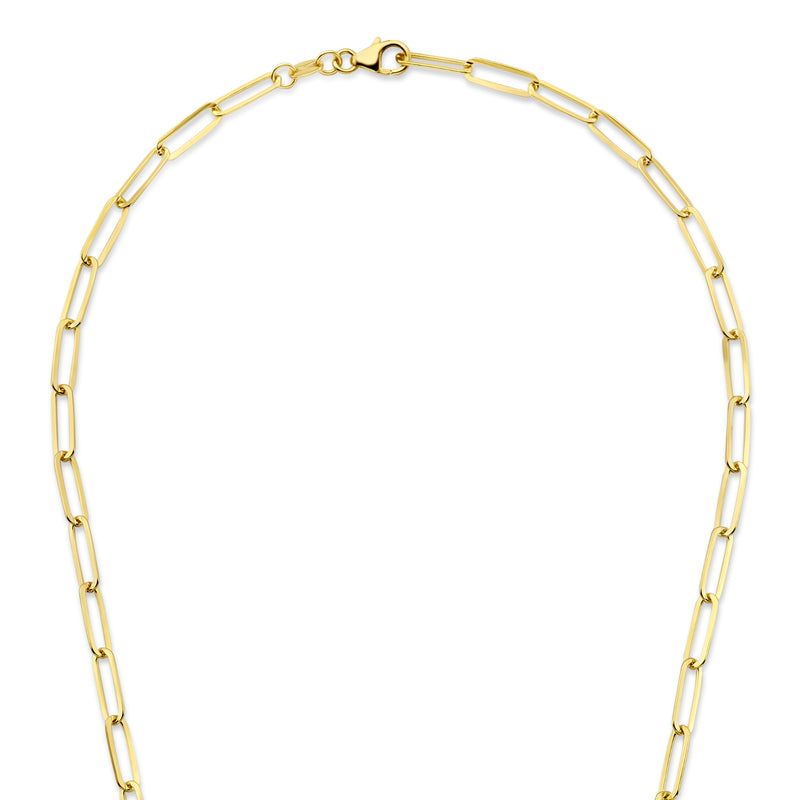 Parte Di Me Bibbiena Poppi Felice 925 Sterling Silver Gold Plated Schakel Necklace PDM34092-zoom-