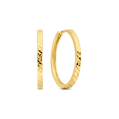 Beloro Jewels Regalo d'Amore 9 karat gold hoop earrings gift set BO90032