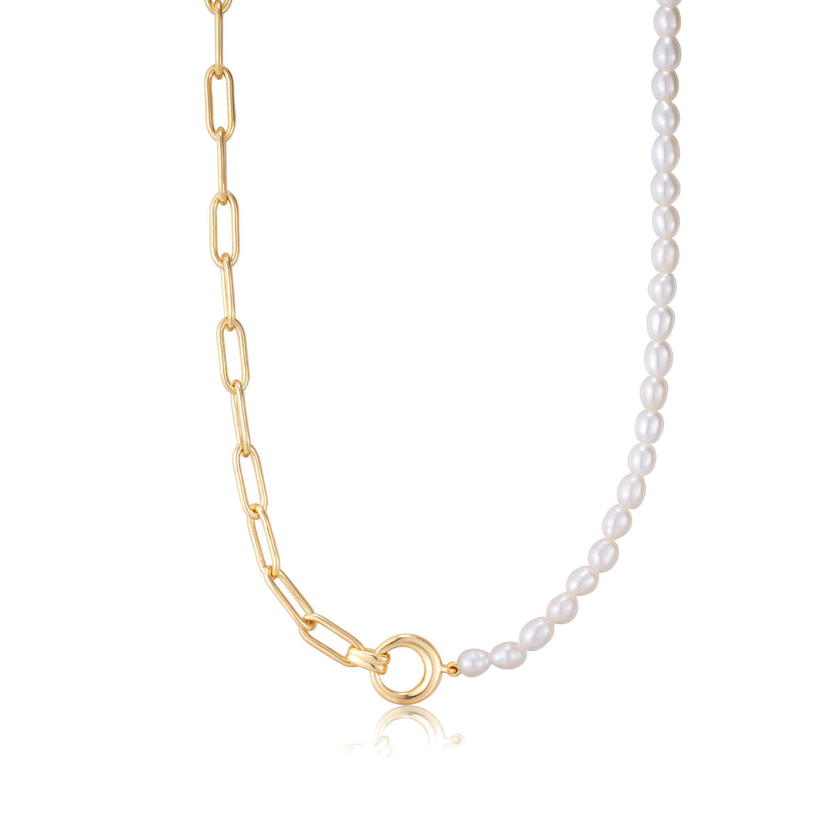 Ania Haie Pearl Power Gold Necklace AH-N043-01G