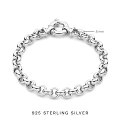 Parte Di Me Bibbiena Poppi Lucy 925 Sterling Silver Link Bracelet PDM32123