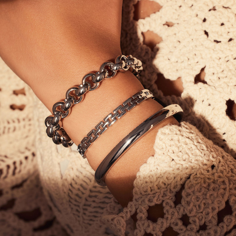 Parte Di Me Bibbiena Poppi Dante 925 Sterling Silver Link Bracelet PDM32114-zoom-