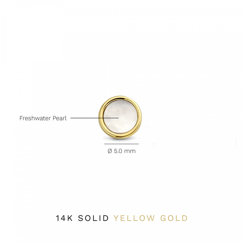 Isabel Bernard Cadeau d´Isabel 14 Carat Golden Earrings Set IB90126-zoom-
