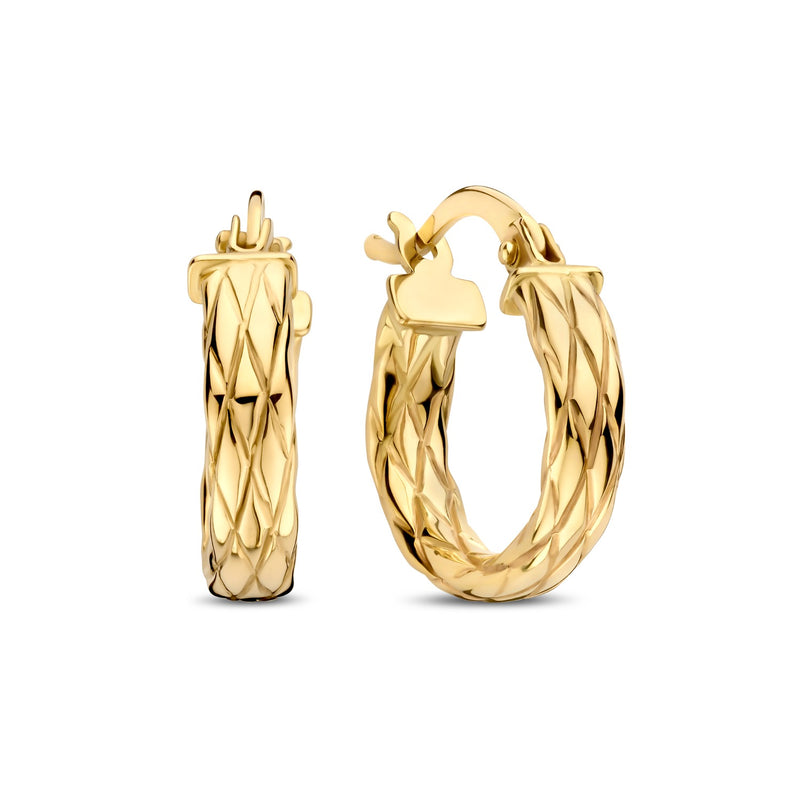 Isabel Bernard Rivoli Aurelle 14 karat gold hoop earrings IB360278-zoom-