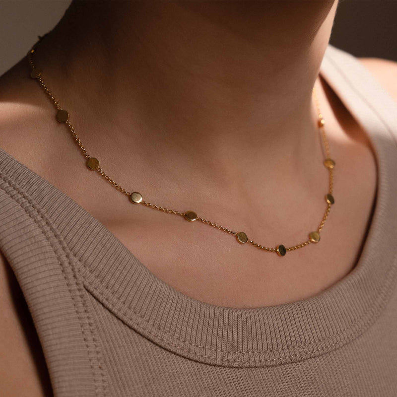 Violet Hamden 925 Sterling Silver Gold-coloured Choker VH15001-zoom-