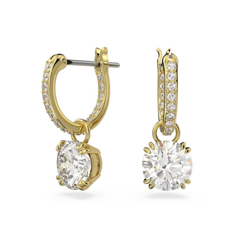 Swarovski Constella Gold Earrings 5638802-zoom-
