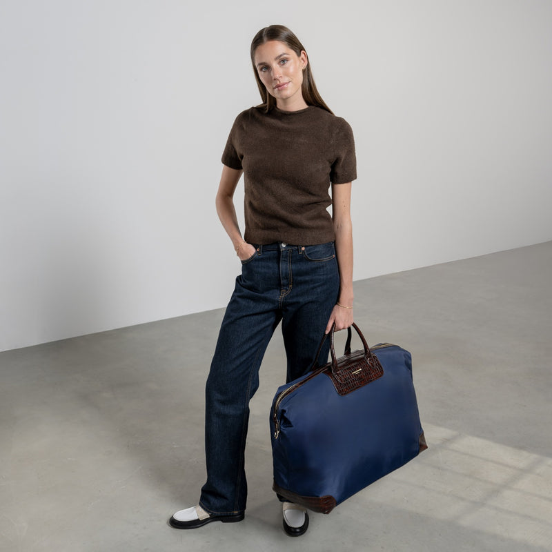 Isabel Bernard Du Louvre Colette Blue Weekend Bag Large IB20003-942-zoom-