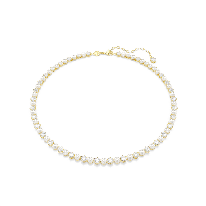 Swarovski Matrix Gold Plated Necklace 5742039-zoom-