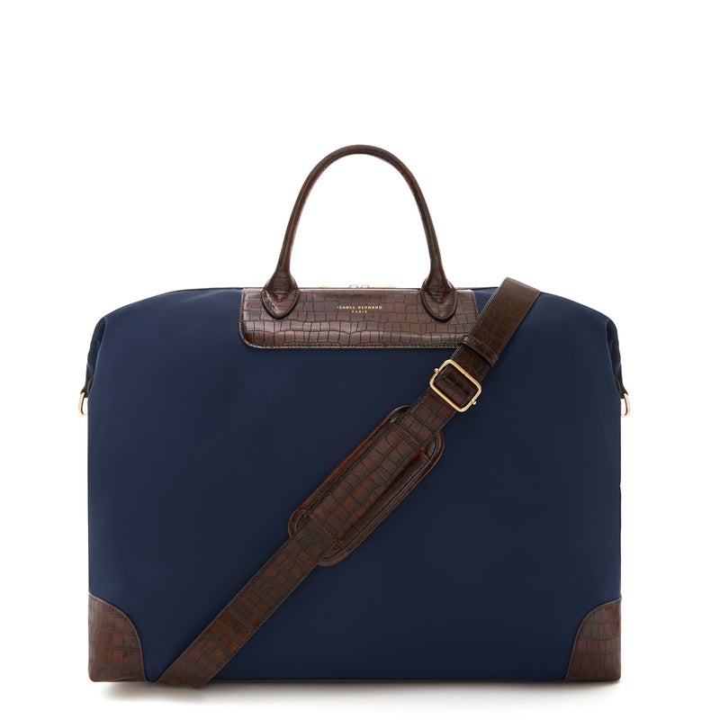 Isabel Bernard Du Louvre Clarice Blue Weekend Bag Medium IB20002-942-zoom-