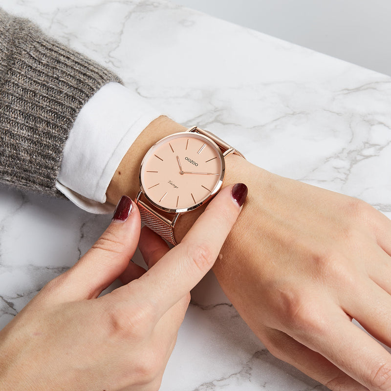 OOZOO Vintage Rose gold Watch C9920-zoom-