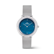 Daniel Wellington Crystalline Bezel Arctic Blu Mop Women's Watch DW00100825