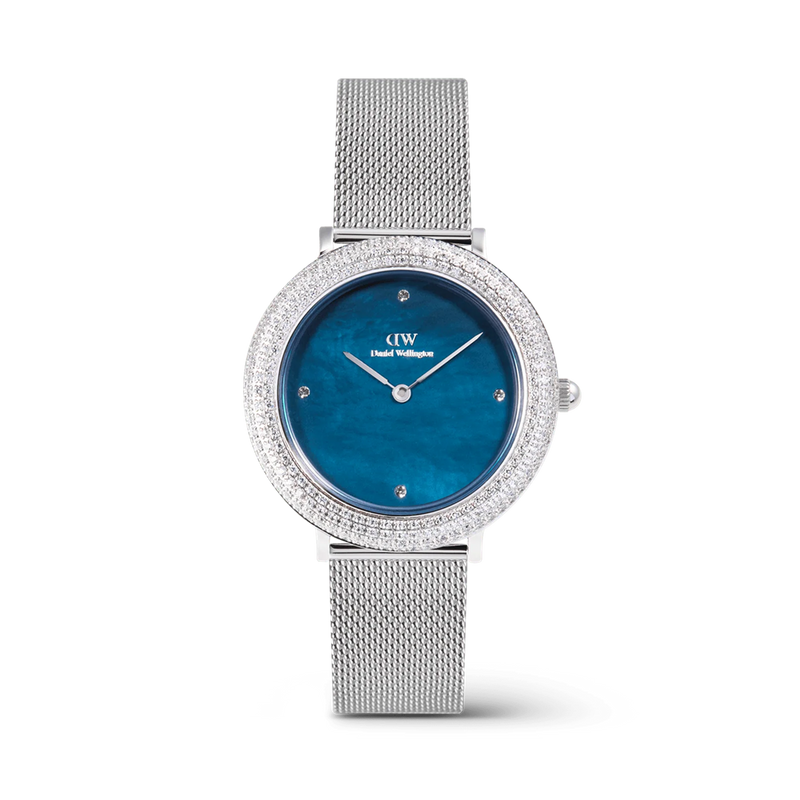 Daniel Wellington Crystalline Bezel Arctic Blu Mop Women's Watch DW00100825-zoom-