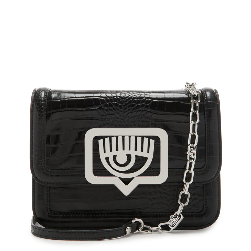 Chiara Ferragni Eyelike Black Crossbody Bag 75SB4BB1-ZS728-899-zoom-