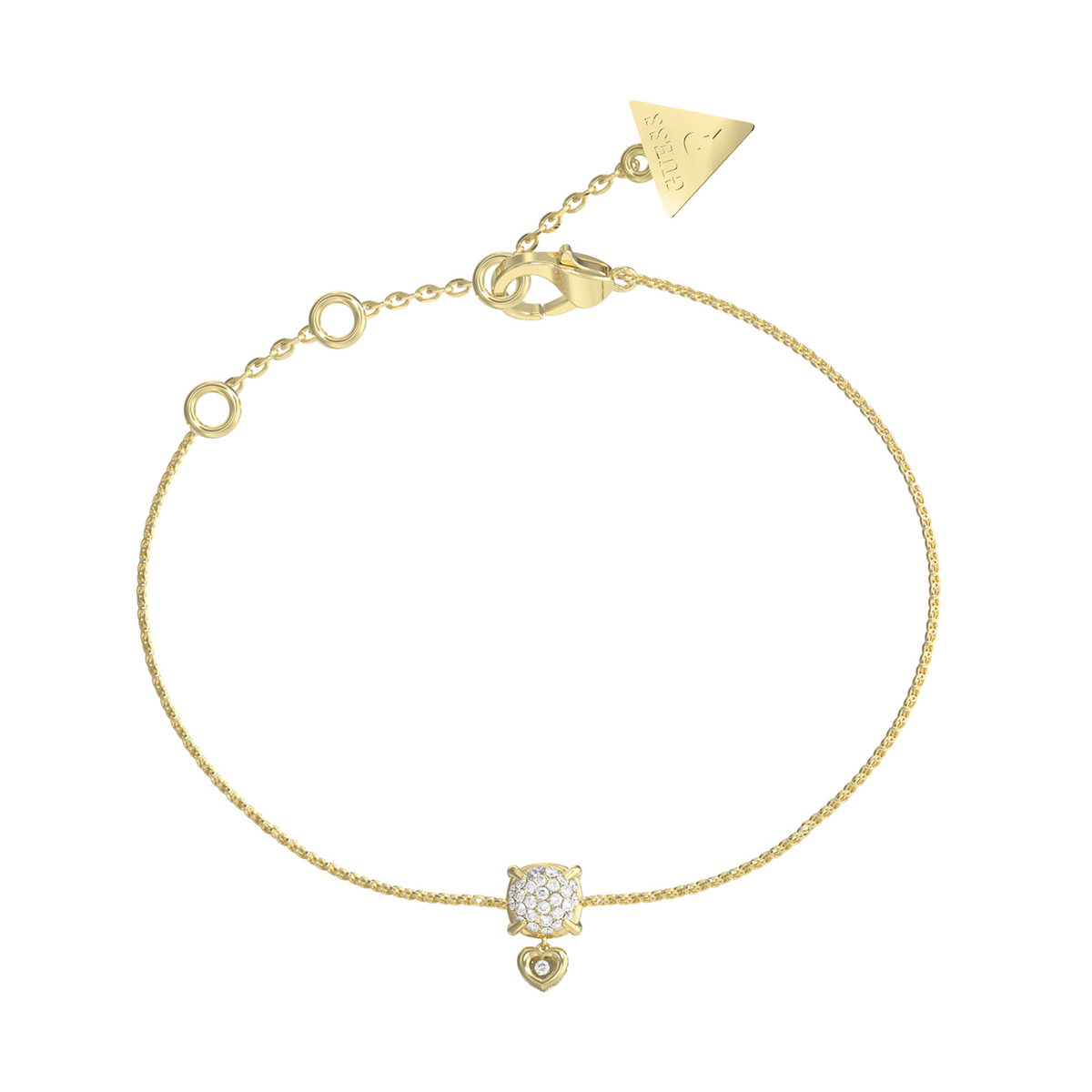 Guess L.O.V.E. Gold Bracelet JUBB05469JWYGS