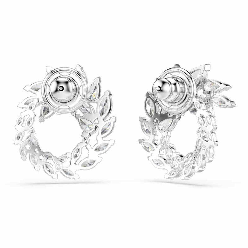 Swarovski Mesmera Glam Silver-Tone Hoop Earrings 5748008-zoom-