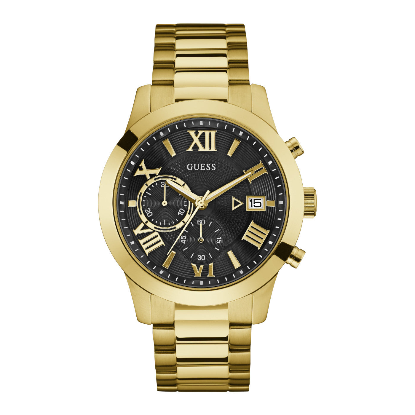 GUESS Atlas Gold Watch W0668G8