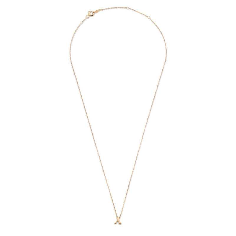 Isabel Bernard La Concorde Chloé 14 Carat Rosegold Initial Necklace IB340062-A-zoom-