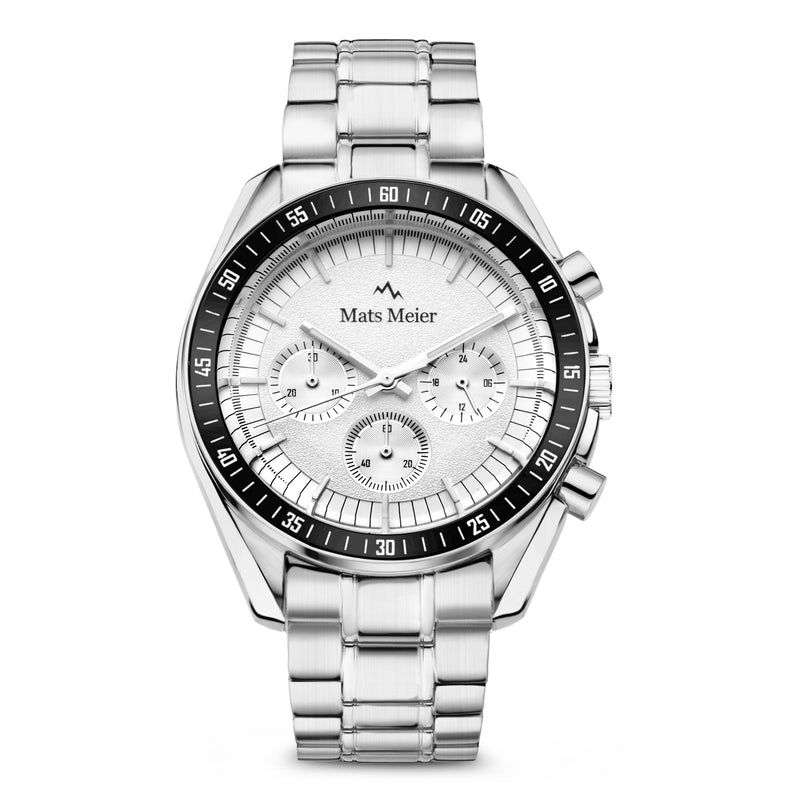 Mats Meier Arosa Racing Chronograph Men'sWatch Silver-coloured MM50018-zoom-