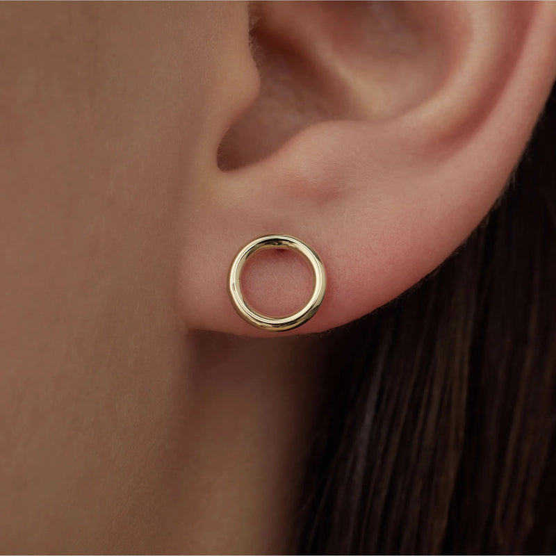 Beloro Jewels La Rinascente Velia 9 carat gold Ear Studs BO360040-zoom-