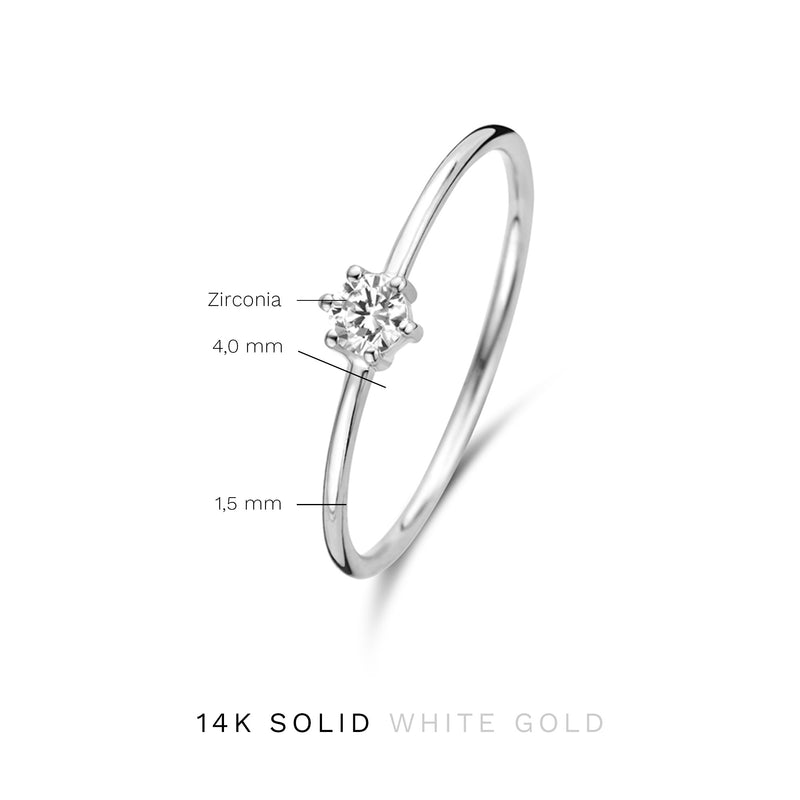 Isabel Bernard Saint Germain Abelle 14 Carat Whitegold Ring IB330024-48-zoom-