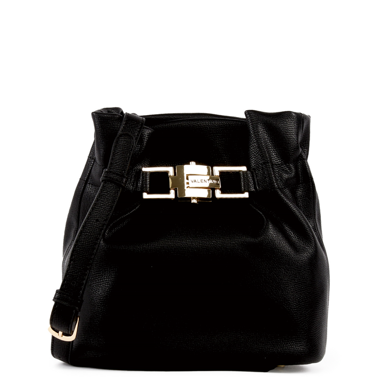 Valentino Bags Fedora Re Black Shoulder Bag VBS9A733NERO-zoom-