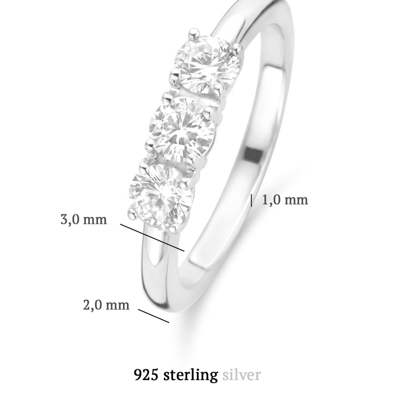 Parte Di Me Ponte Vecchio Santa Trinita 925 sterling zilveren ring PDM33006-60-zoom-