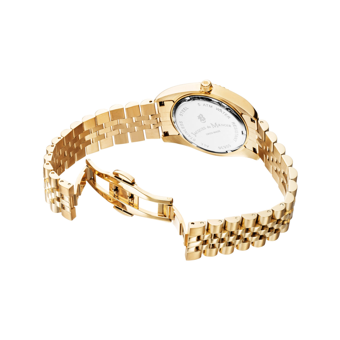 Jacques du Manoir Inspiration Gold Watch NRO.21