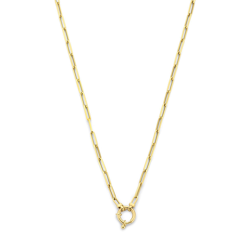 Isabel Bernard Aidee Odile 14 Carat Golden Schakel Necklace IB340160-zoom-