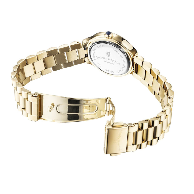 Jacques du Manoir Celine Gold-Coloured Stainless Steel Women's Watch JWL06004-zoom-