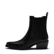 Isabel Bernard Vendôme Amandine black calfskin leather boots IB53010-001-38