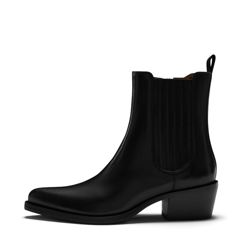 Isabel Bernard Vendôme Amandine black calfskin leather boots IB53010-001-38-zoom-