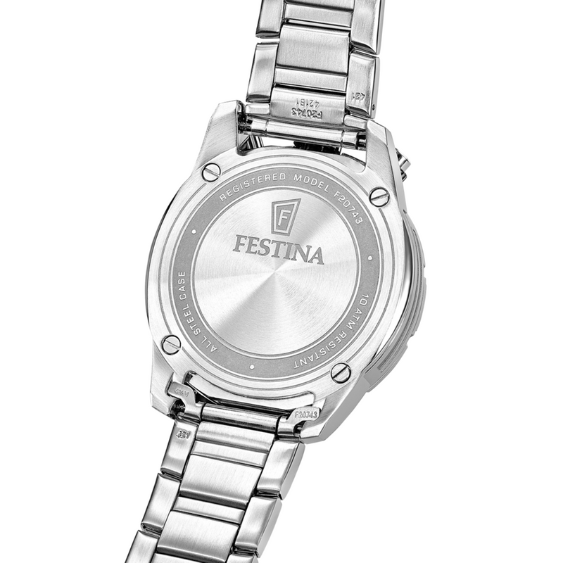 Festina Bullhead Green Chronograph Men's Watch F20743/2-zoom-