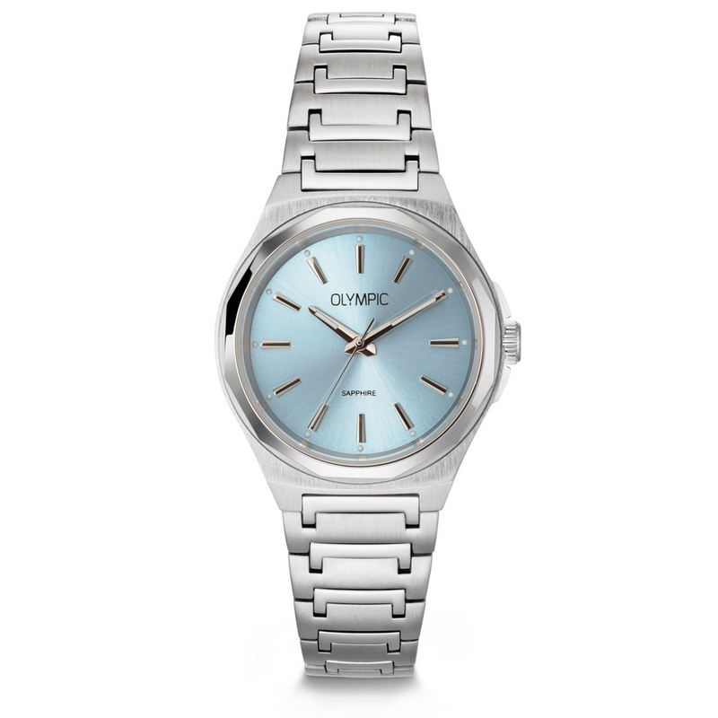Olympic Momentum Silver and Blue Women's Watch OL66DSS026-zoom-
