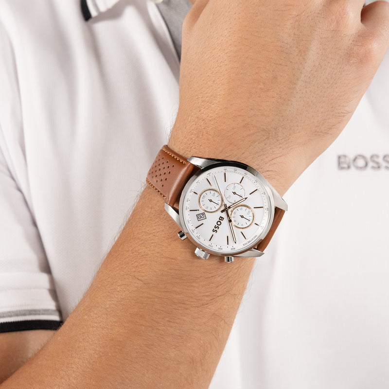 Hugo Boss Chronograph Watch 44 mm HB1514313-zoom-
