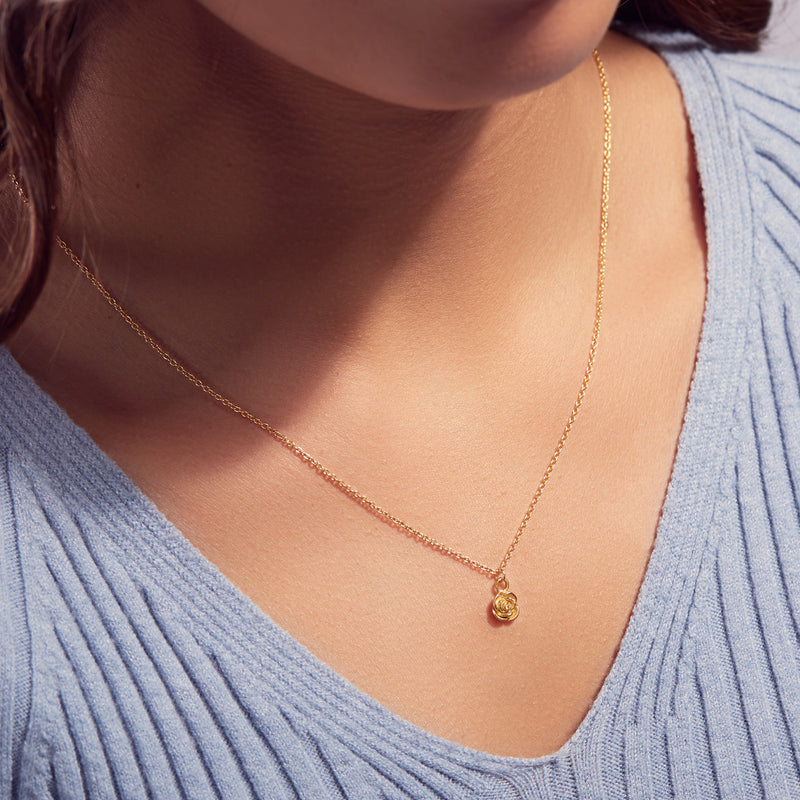 Karma Gold Necklace T235-zoom-