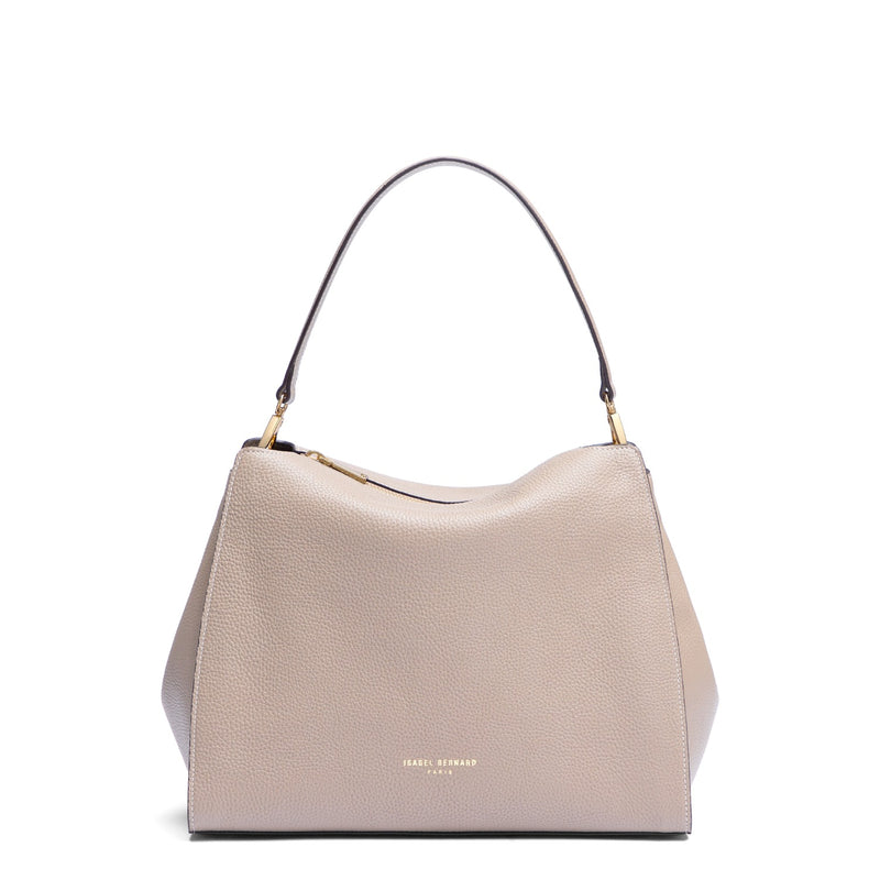 Isabel Bernard Honoré Emma Taupe Shoulder Bag IB21134-078-zoom-