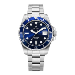 Jacques du Manoir Pro Scuba Silver Watch JWG02802
