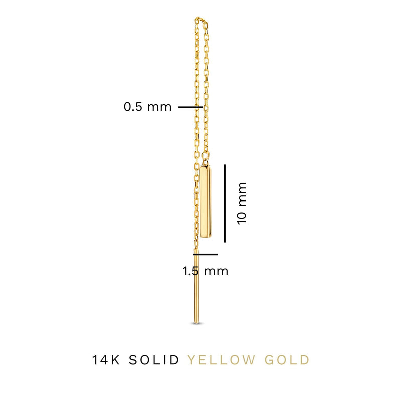 Isabel Bernard Le Marais Rosalie 14 Carat Golden Drop earrings IB360214-zoom-