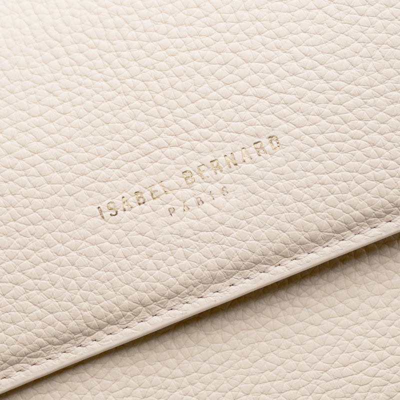 Isabel Bernard Femme Forte Heline Crème Leather Handbag IB21027-zoom-