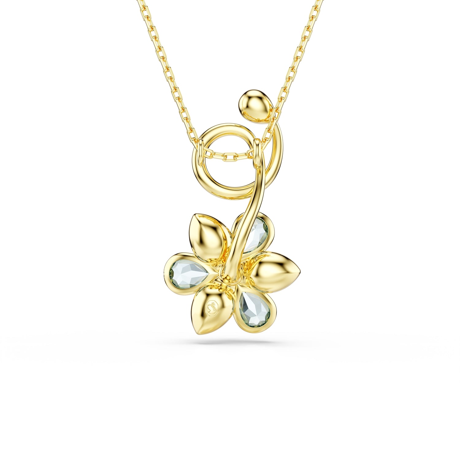 Swarovski Idylli Gold Coloured Metal Necklace 5709029