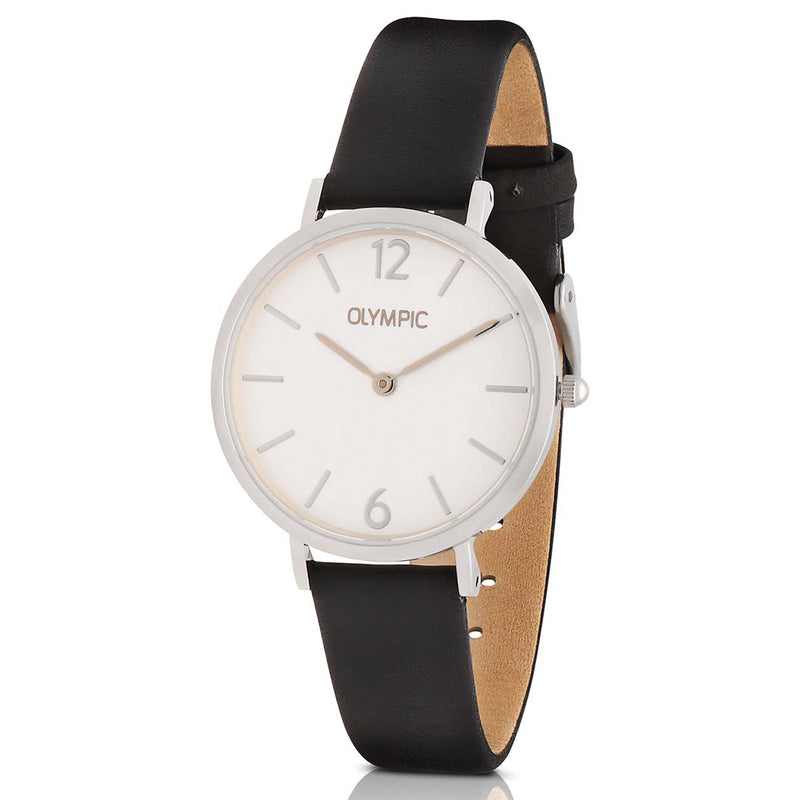Olympic Sanne Zilverkleurig Dames Horloge 2002-OL66DSL011-zoom-
