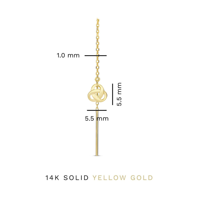 Isabel Bernard Rivoli Méline 14 Carat Golden Drop earrings IB360220-zoom-