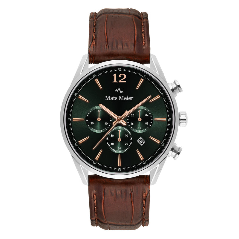 Mats Meier Grand Cornier Chrono Green/Brown Watch MM00121-zoom-