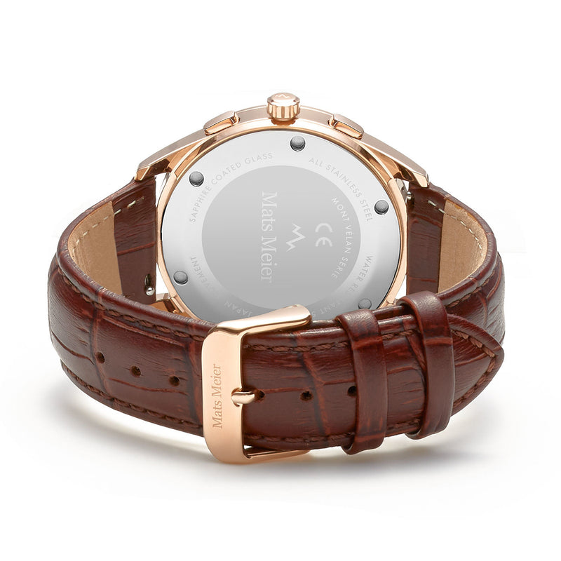 Mats Meier Mont Vélan Chrono Black/Brown Watch MM10001-zoom-