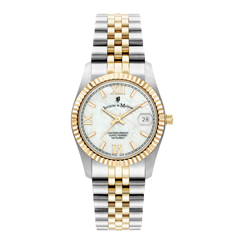 Jacques du Manoir Inspiration Prestige Gold Watch JWL01303-zoom-