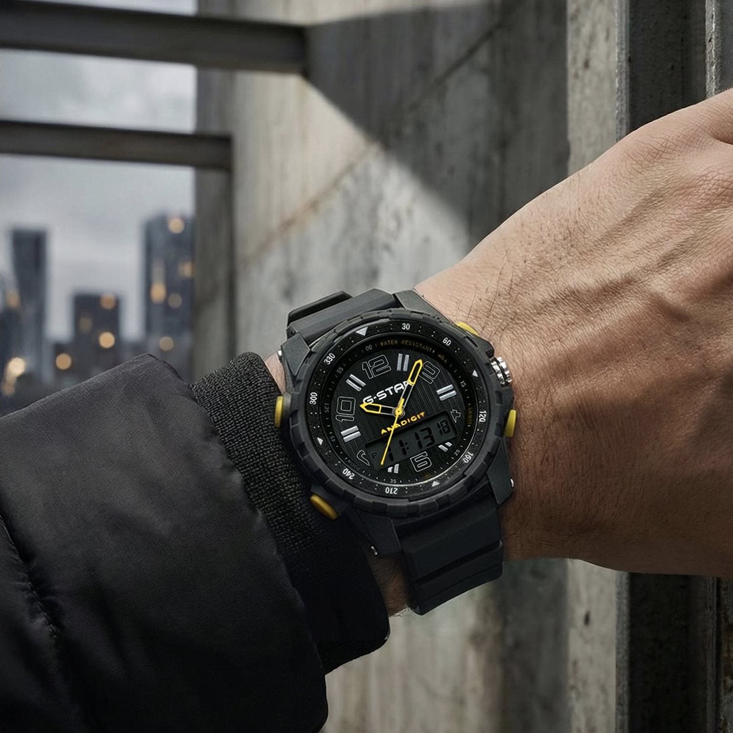G-STAR Ops01 Black Ana-Digi Watch GSW.502.02