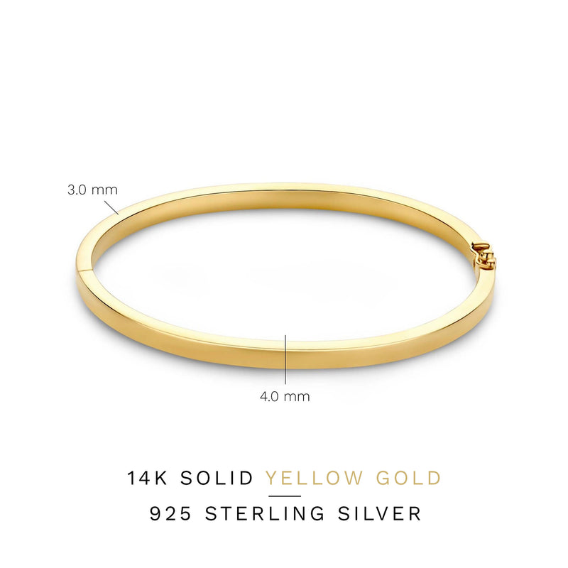 Isabel Bernard Cour d'Honneur Clara 14 Carat Golden Bangle IB320113-56-zoom-