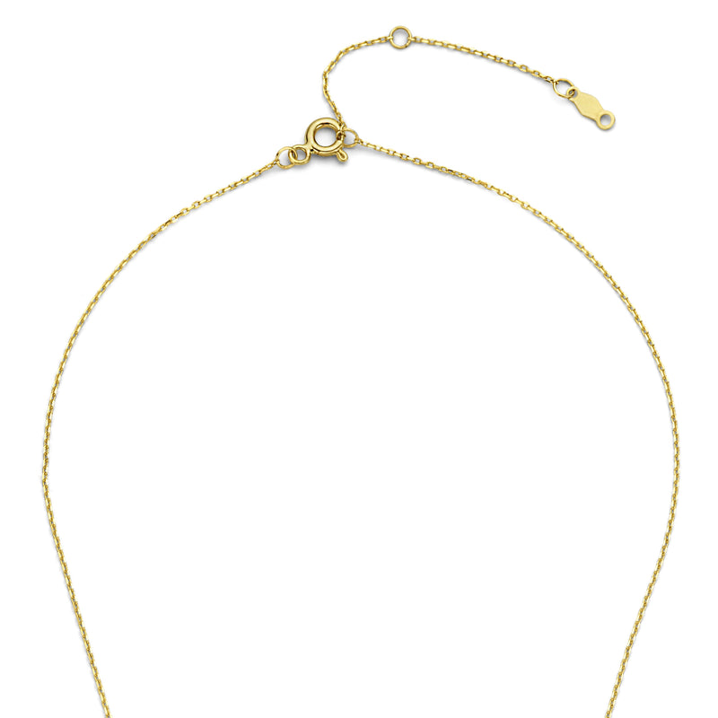 Isabel Bernard De la Paix Celesse 14 Carat Golden Necklace | diamond 0.07 ct | IBD350002-zoom-